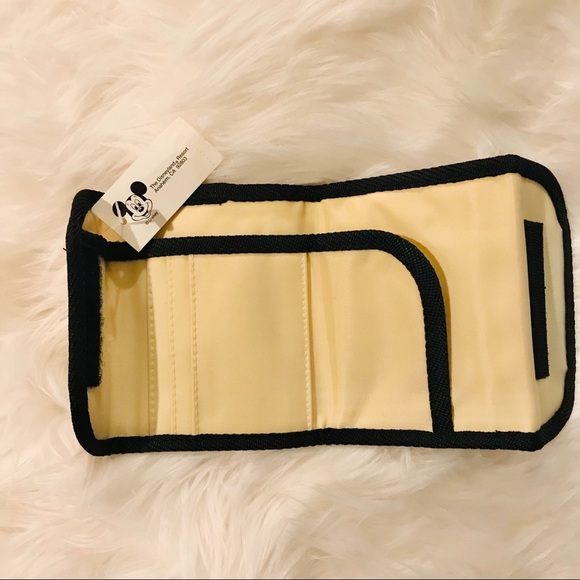 Disney Parks Mickey Stripe Velcro 80s Style Wallet - Picture 5 of 8